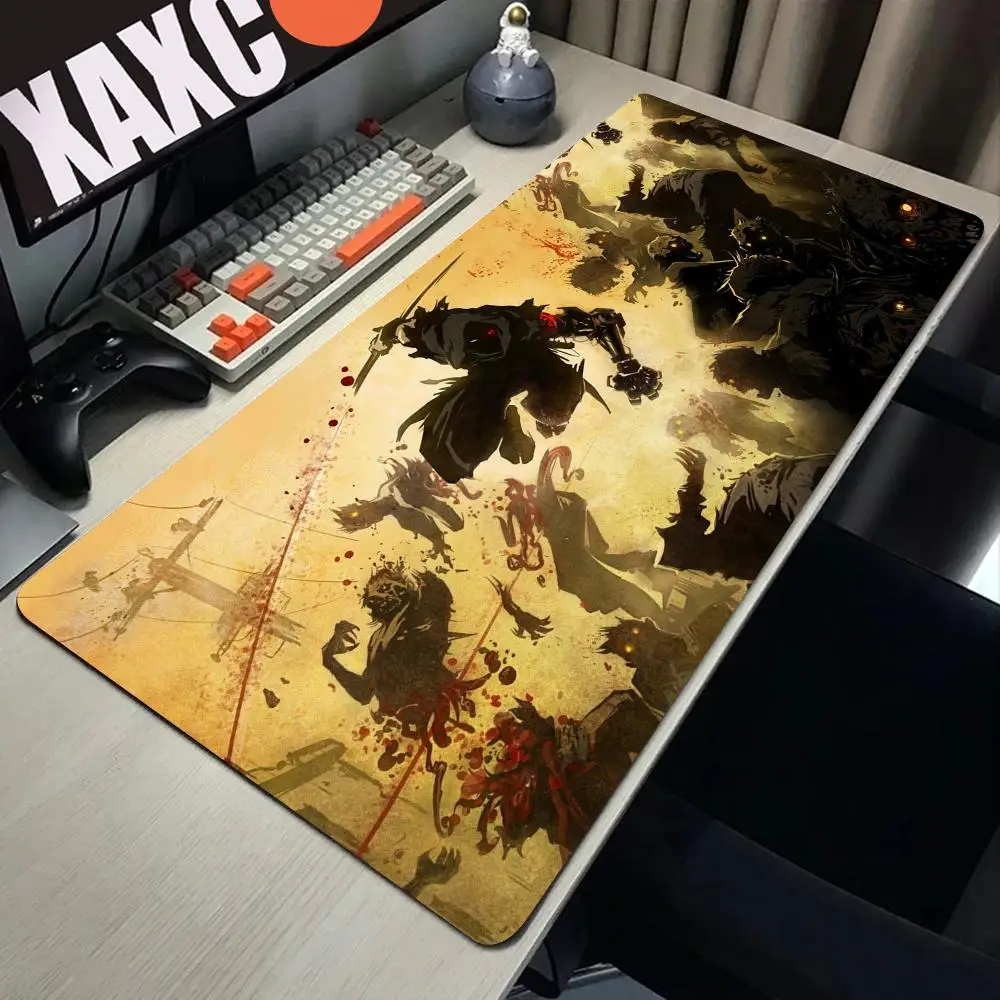 

XAXC ниндзя свиток для игры в реальном стиле бесстрашный воин резиновый нескользящий водонепроницаемый Домашний Настольный коврик для ноутбука японский коврик