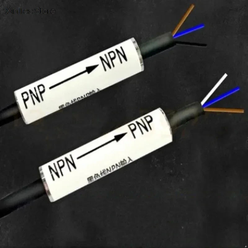DMH-5pcs PLC SIGNAL NPN To PNP Signal Converter Proximity Photoelectric Switch Sensor Conversion Module ER2-18ZW