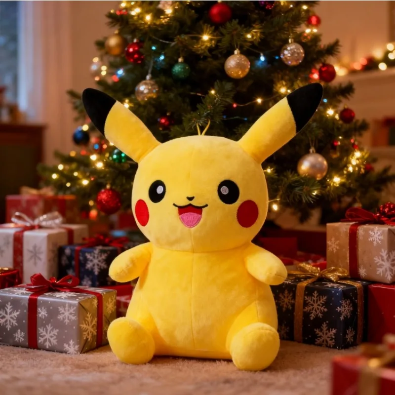 Pokemon Plush Doll Pikachu Stuffed Toys for Children Anime Throw Pillow Birthday Christmas Gift for Children Friends Boys Girls