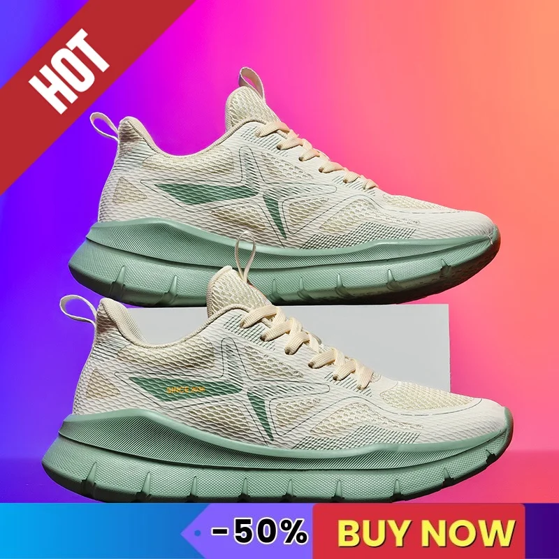 

Sports Running Shoes Men Sneakers Marathon Lightweight Breathable Comfortable Women Athletic Nonskid Sneakers Walking Soft Tenis
