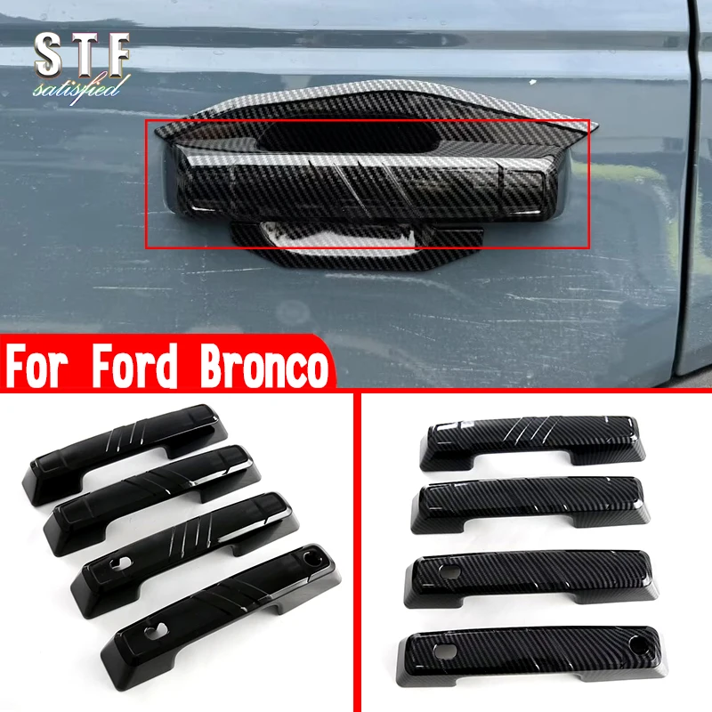 

For Ford Bronco 2024 2025 Accessories Door Handle Cover Trim Molding Decoration Stickers