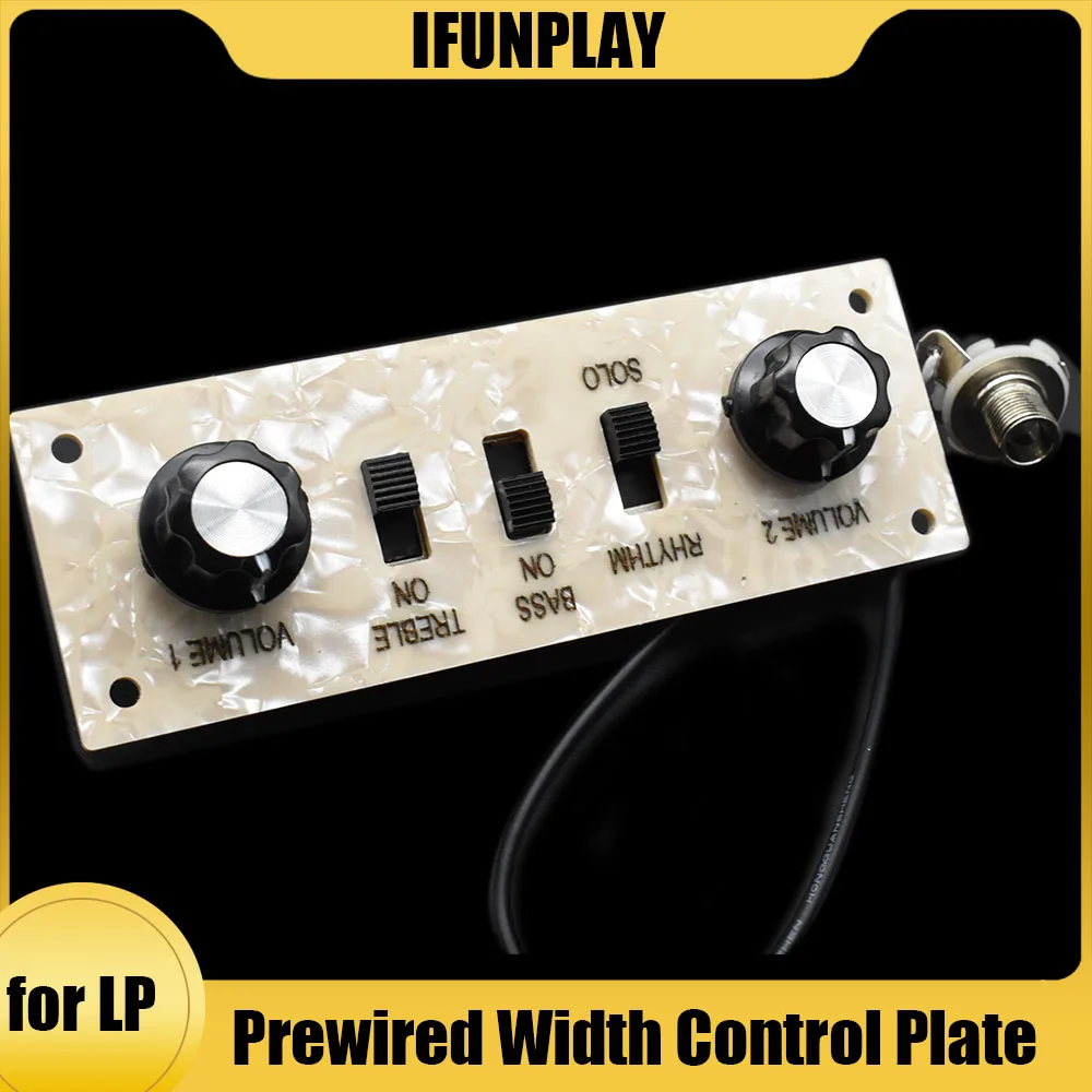 Prewired Width Control Plate Loaded Switch Wiring Harness Knobs Guitar Circuit Board Stringed Instruments Accessories