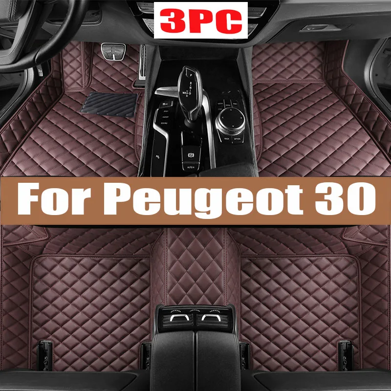 

Car Floor Mats For Peugeot 301 2014 2015 2016 2017 2018 Custom Auto Foot Pads Automobile Carpet Cover Interior Accessories