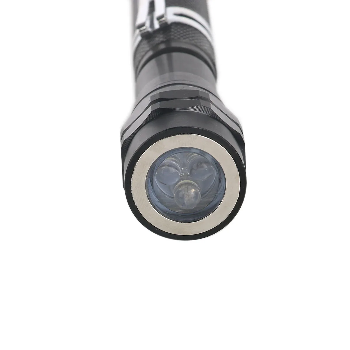 3 Led Black Telescopic Zoomable Flexible Magnetic Flashlight 55Cm 360° Rotatable 1Kg Load Aluminum Case Hands-Free Lamp For