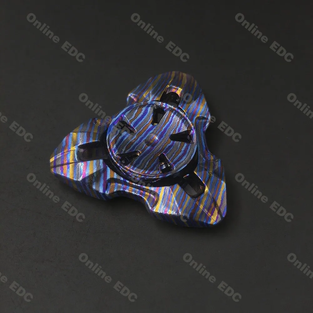 Used EDC Toys Novo Studio Zircuti Fidget Spinner Fidget Toys For Adults Office Desk Accessories Novelty Toy Gyro