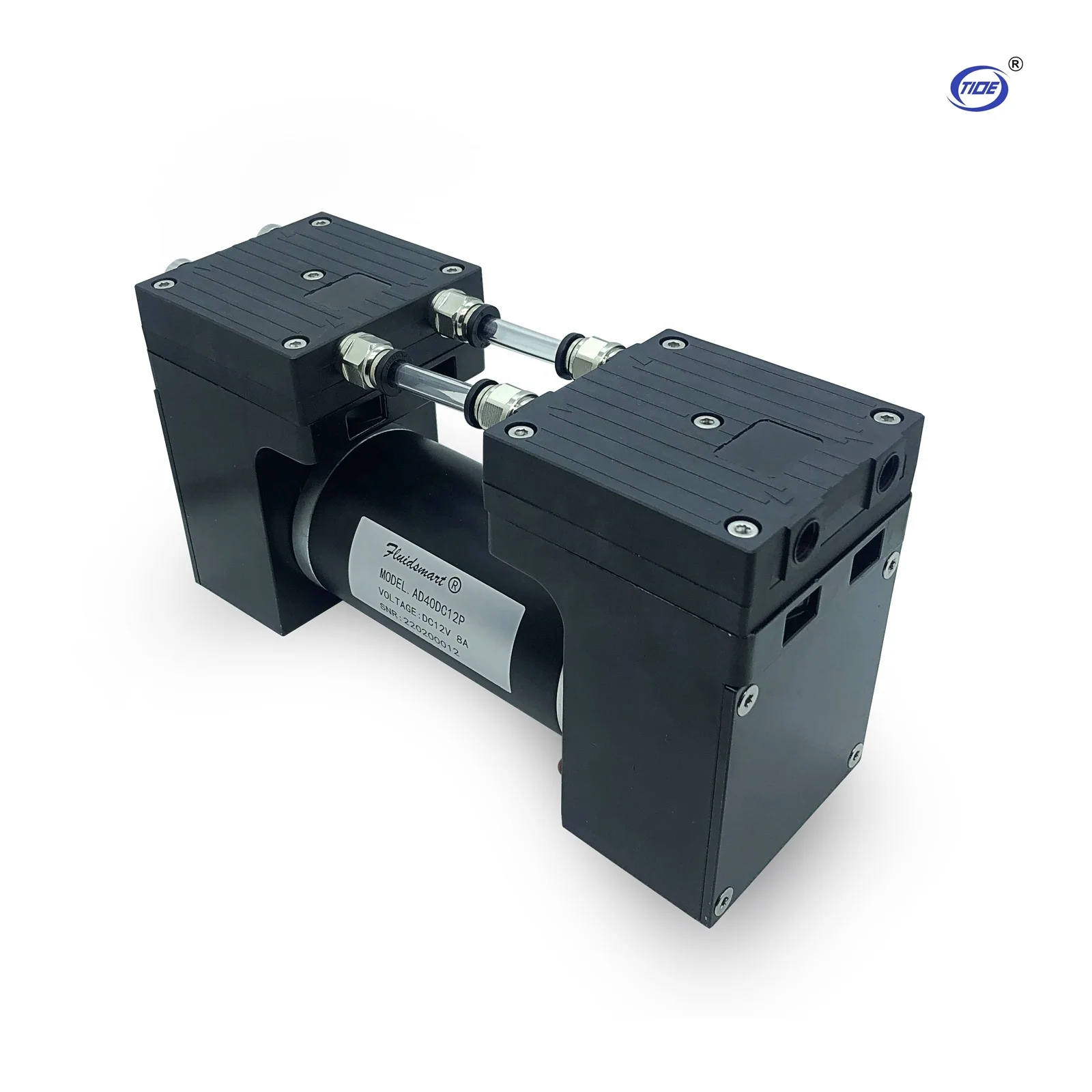 Factory Direct Corrosion Resistant Silent Steady High Flow PTFE Diaphragm Aluminum Alloy Body -85KPa Suction Mini Booster Pump