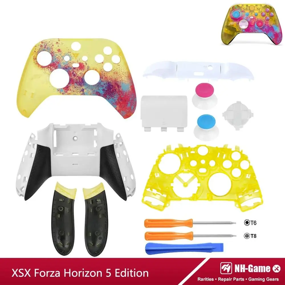 Back Cover Game Controller Shell Gaming Durable Gamepad Housing Shell Repair Faceplate Cover for Xbox Series