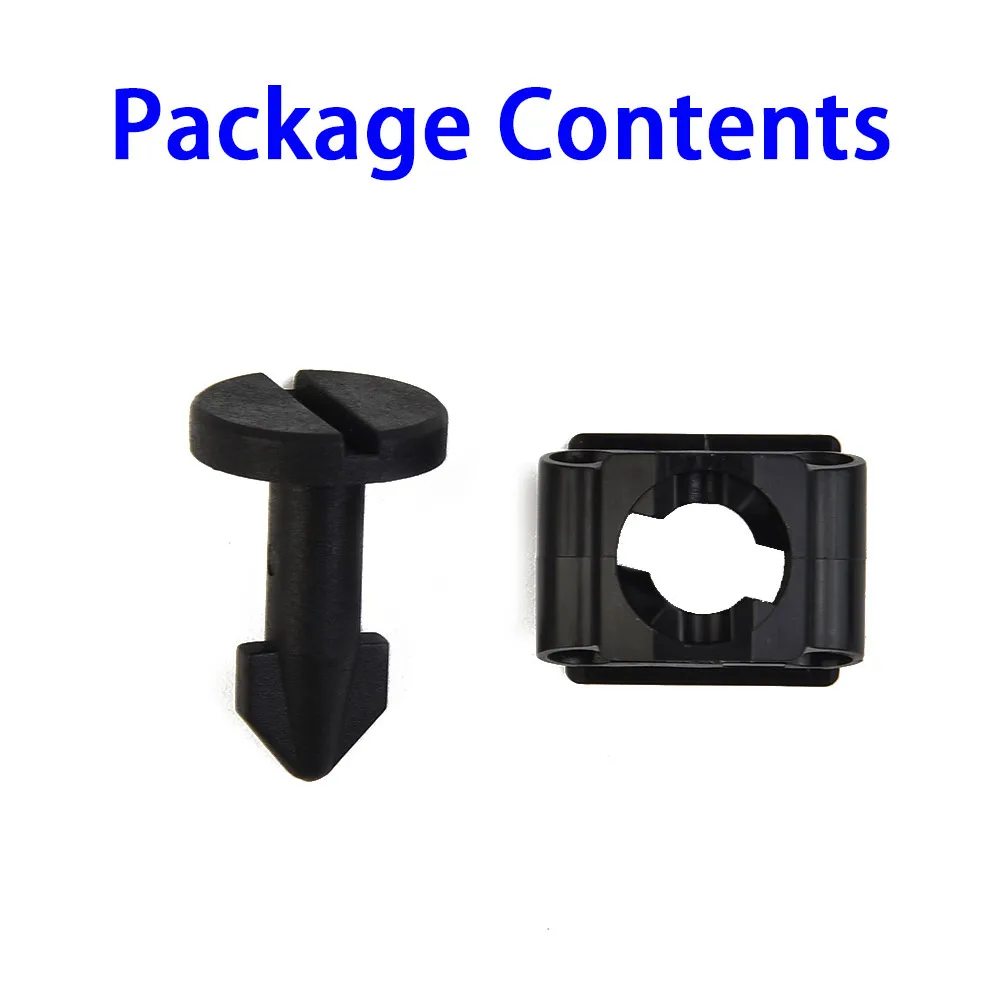 2pcs Engine Cover Stud Stay Grommet Kits 91501-SS8-A01 For Honda Black Clips Engine Cover Bolt Bonnet Hood Clip