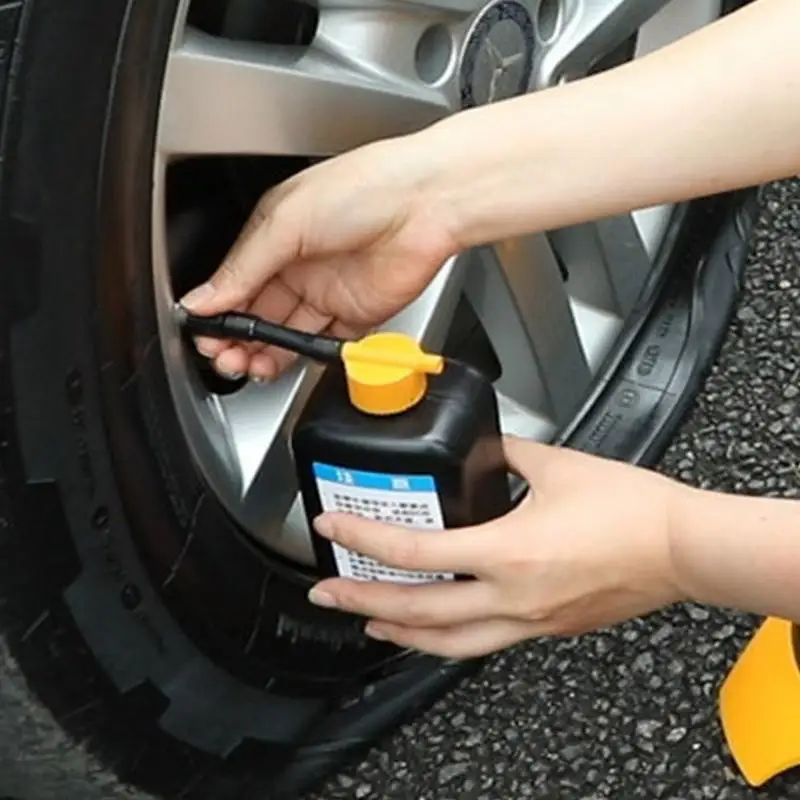 Tire Repair Sealant 450ml Tire Repair Fix Inflator Sealant Can All Tubeless Tires Inflating Sealant Air Filler For Electric Car