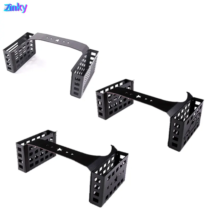 Zinky Car Central Storage Box for Toyota FJ Cruiser 2007 - 2021 Gear Storage Basket Trim Black Aluminum Alloy Storage Accessorie