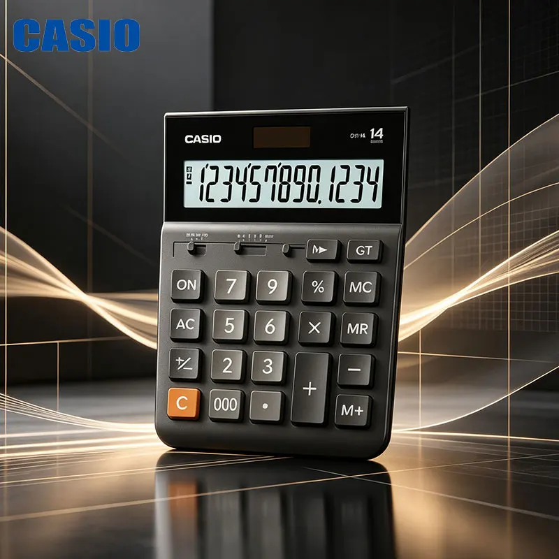 Casio DH-14/FX-991CN CW/FX-999CN CW: calculadora de oficina para la contabilidad de costos en la cadena de suministro y la adquisición de materiales. Cálculo de alta precisión.