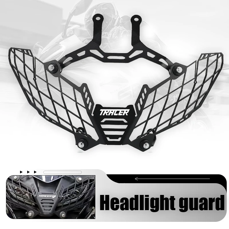 

Motorcycle Headlight Protector Head Light Protection Grill Guard Cover For Yamaha Tracer9gt Tracer 9 GT 9GT 2021 2022 2023 2024