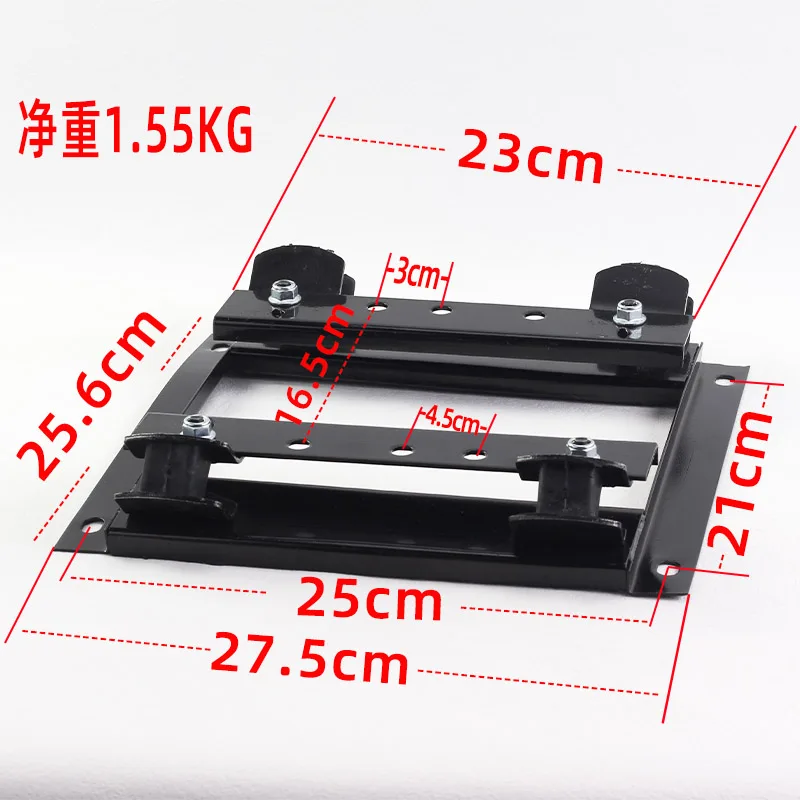 Electric tricycle range extender generator base plate buffer rubber installation bracket foot cushion shock-absorbing foot seat