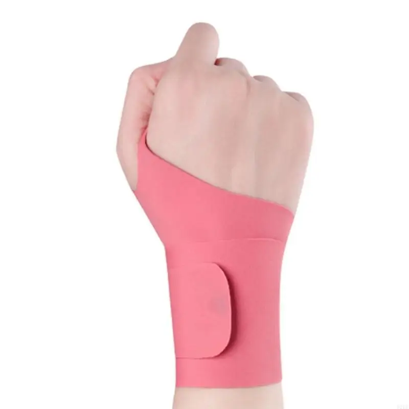  Wrist Support Brace Thumb Support Elastic Wrist Brace Adjustable Wrist Compression Wrap for Fitness Badminton Basketball