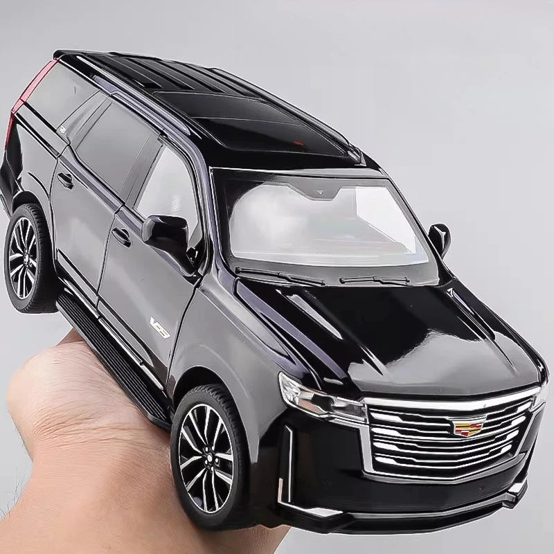 

Модель автомобиля Cadillac Escalade 1:24, литая, имитация внедорожника, украшение, подарок, игрушка для мальчика