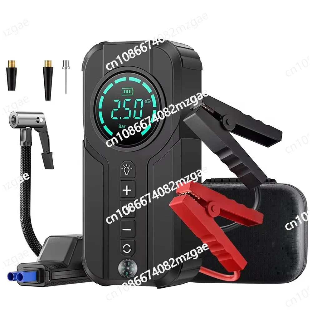 Car Battery Booster Power Pack Charger Lithium Battery Pack 16000 MAh Portable Car Tire Air Pump Jump Starter