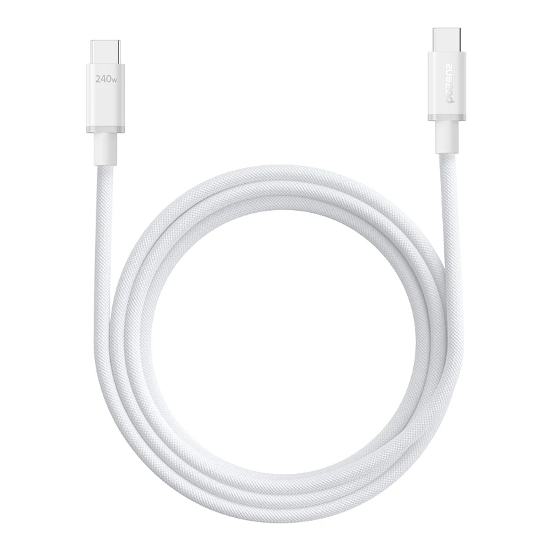 Kabel Baseus 240W Typ-C do szybkiego ładowania i transmisji danych USB-C do USB-C Graphene PD QC Quick do MacBook Pro, iPhone 17 16, Samsung — zdjęcie produktu 7