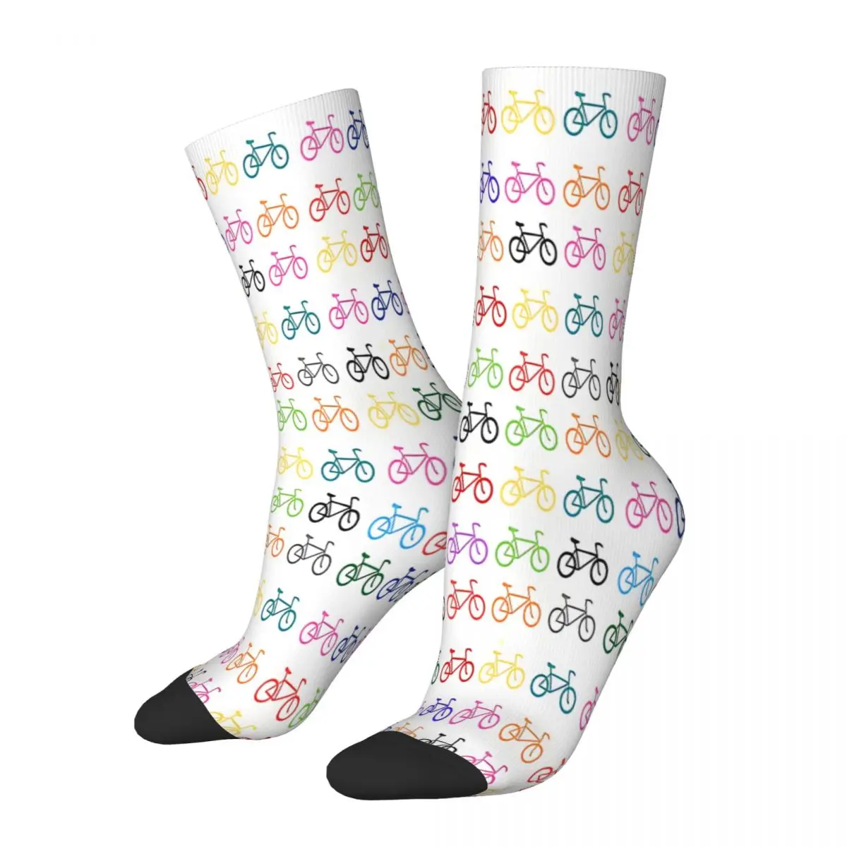 The Peloton Colorful Bike   Socks Male Mens Women Winter Stockings Harajuku