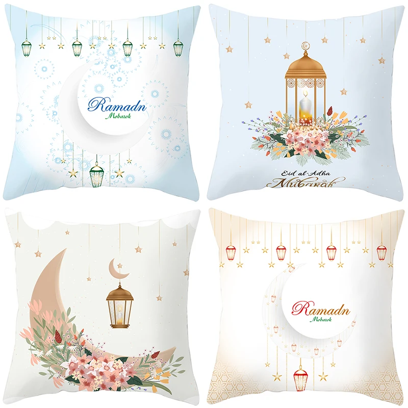 

Ramadan Decorative Pillowcase Home Bedroom Sofa Cushion Cover Islamic Mosque Muslim Decorative Pillowcase Ramadan Gift