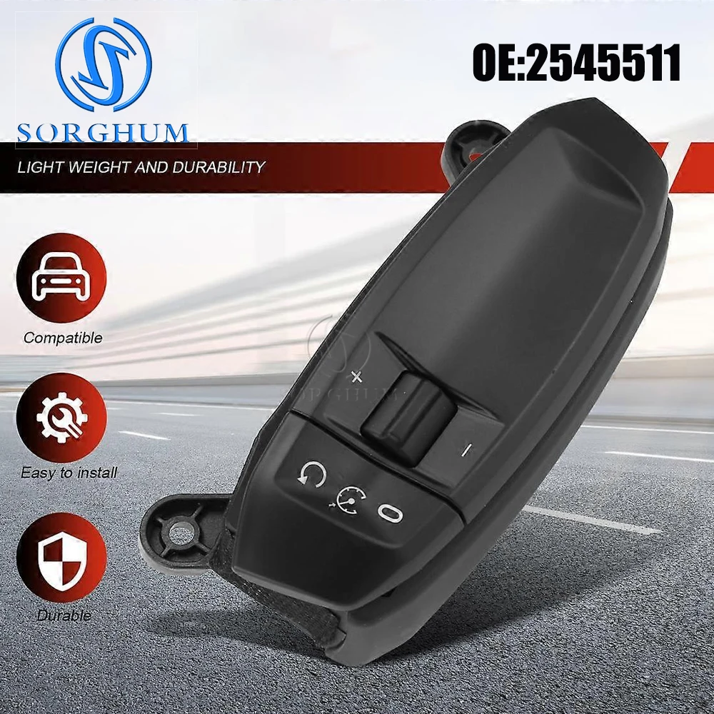 

SORGHUM 2545511 2980508 Lower Truck Steering Wheel Panel Module Cruise Control Switch Button For SCANIA L,P,G,R,S-series Spares