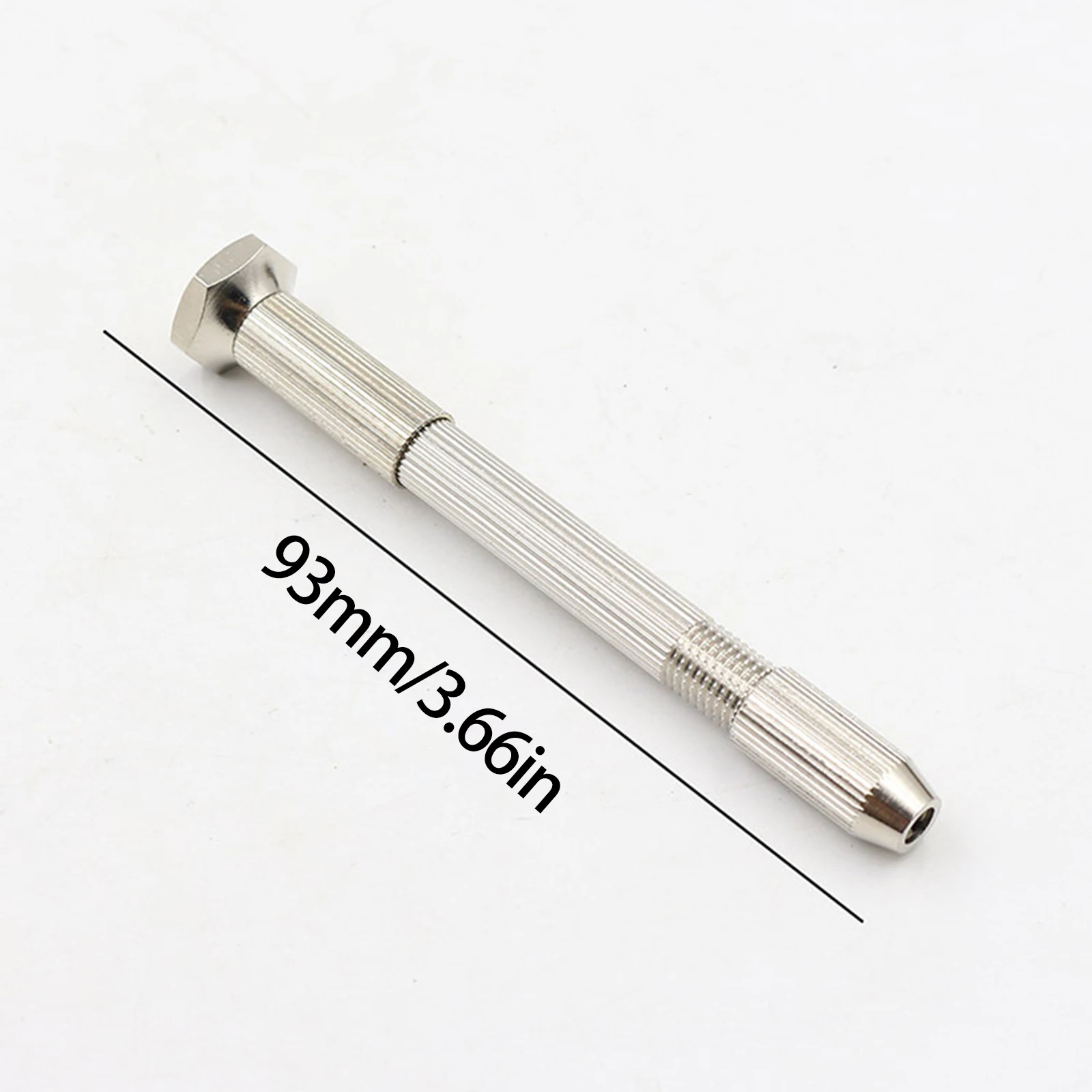 Mini Micro Aluminum Hand Drill With Keyless Chuck High Speed Steel Twist Drill Bit Woodworking Drilling Rotary Tool Hand Drill