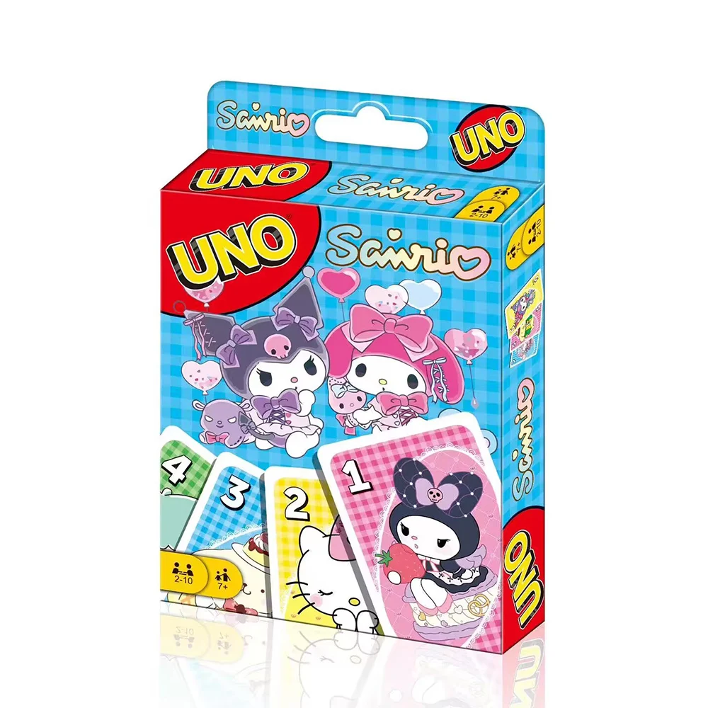 UNO Sanrio Stitch No MERCY Matching Card Game  Dragon Ball Z Multiplayer Family Party Boardgame Funny Friends Entertainment Poke