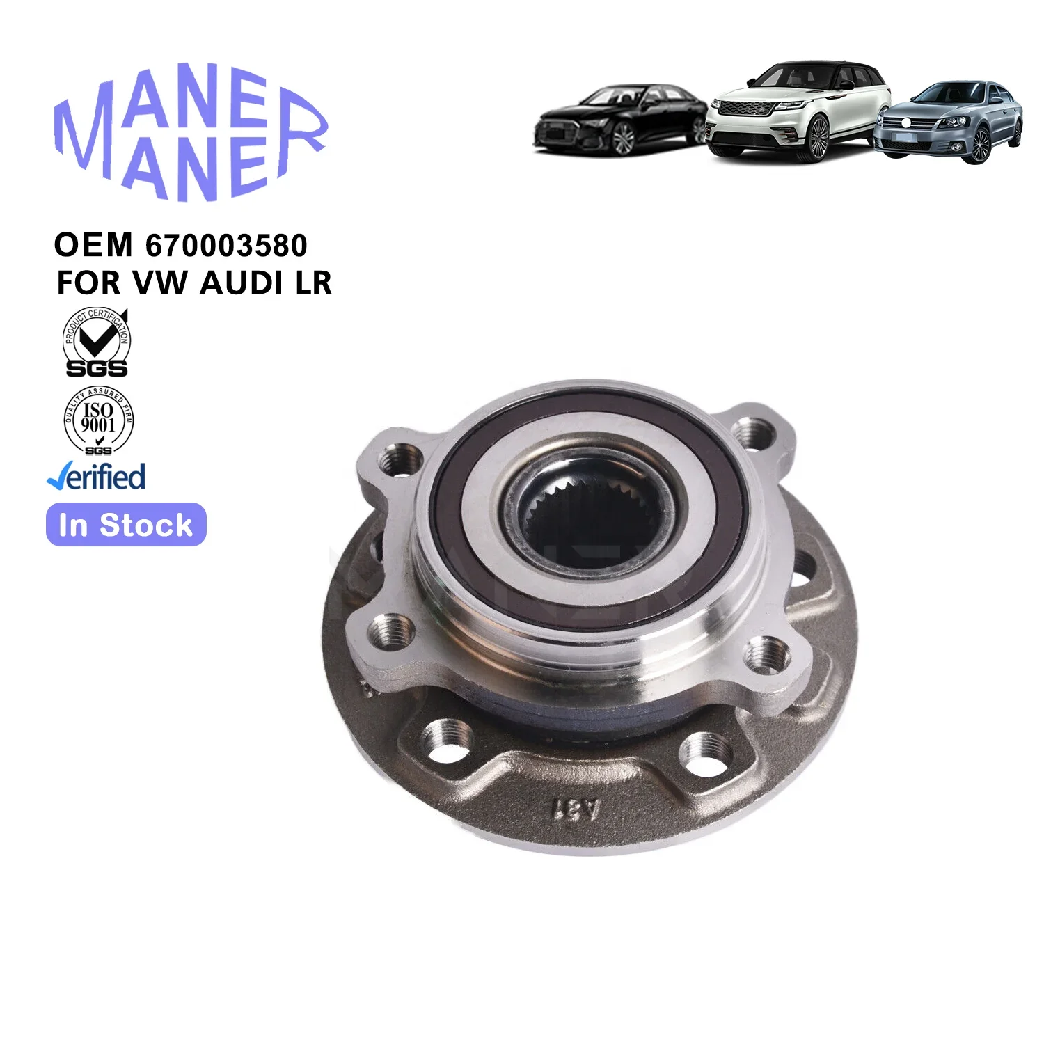 MANER auto transmission systems 670003580 hot sell durable wheel bearing hub for Maserati GHIBLI III (M157) 2013-