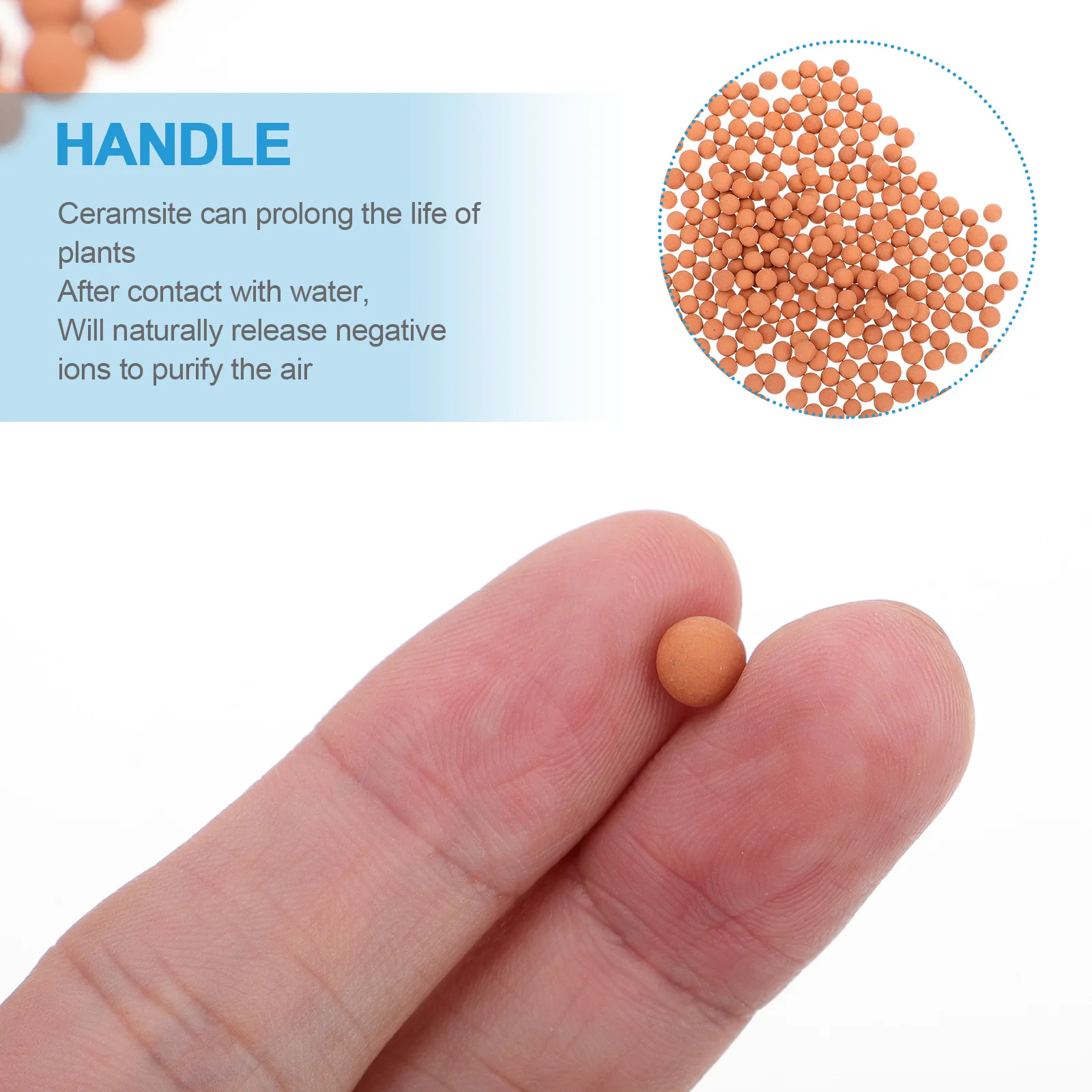 

2 Bags Hydroponic Ceramsite For Flower Planting Substrate Stone Garden Tool Bonsai Pot Drainage Enhancement