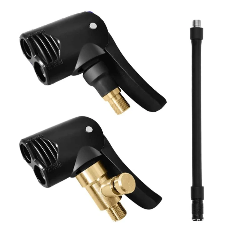 Car Motorcycle Bicycle Valve Air Pump Conversion Head Nozzle Adapter Fast Conversion Head Clip Inflatable Chuck Two-in-one