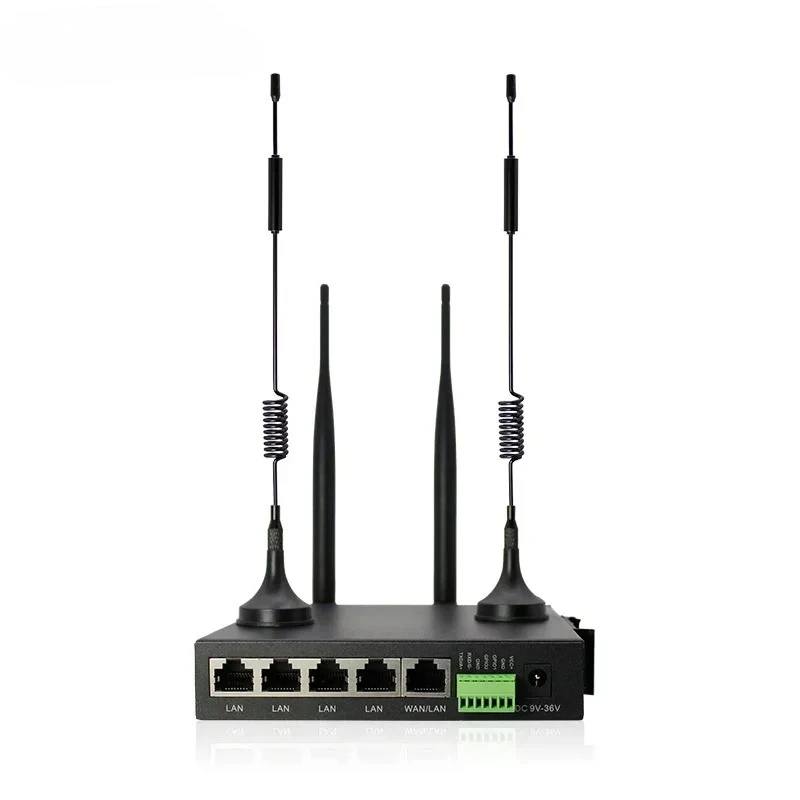 RTS 300Mbps Shenzhen Openwrt M.2 Vpn Industrial 4G Wireless Router Gsm Modem Rj45 Wanlan 5 Port Router 4G Lte Sim Card Slot