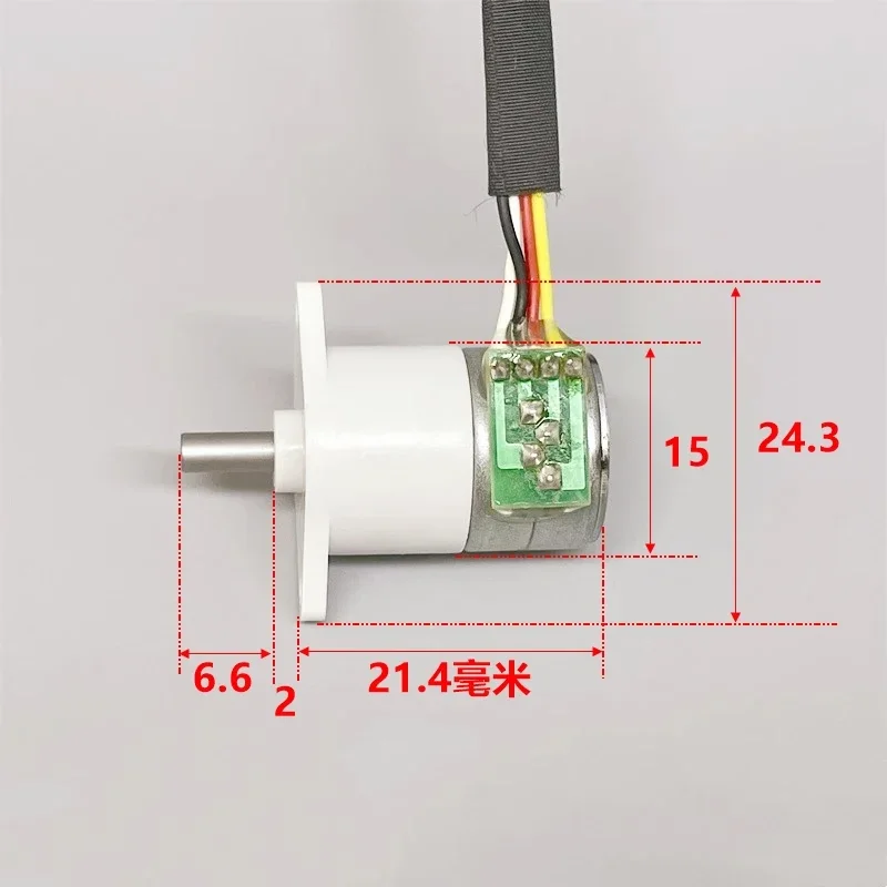 DC 5V 15mm 15BY Gear Stepper Motor 2-Phase 4-Wire Mini Full Metal Gearbox Gear Stepping Motor DIY Toy Smart Car Robot Camera