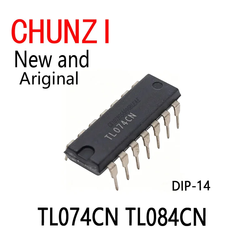 10Pcs New and Original Operational Amplifier IC DIP-8 TL071CP TL072CP TL081CP DIP-14 TL074CN TL084CN