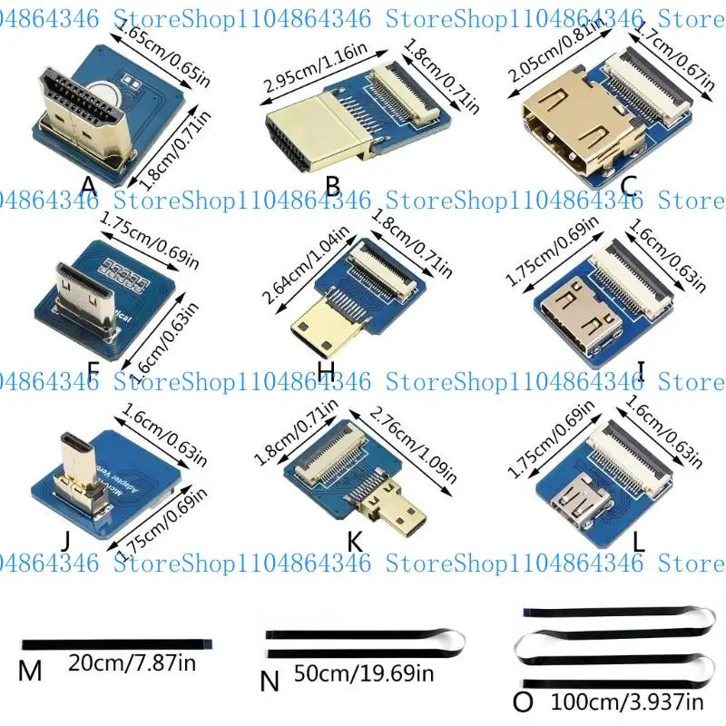 Adaptateurs fiche HDTV qualité 5AMSD