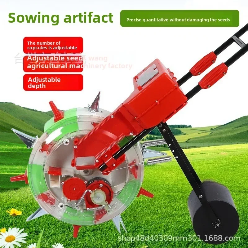 Hand Push Type Peanut Corn Soybean Seeder Artifact Fine Seeder New Automatic Small Multi-function on-demand