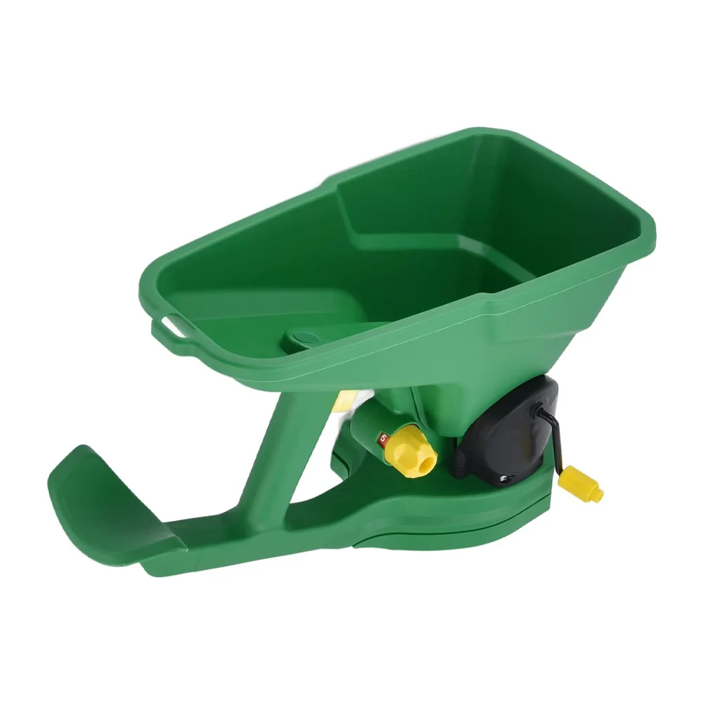 

1.5L Portable Handheld Small Seed Spreader Manual Field Fertilization Machine for Gardens Nurseries Lawns Small Farms Adjustable