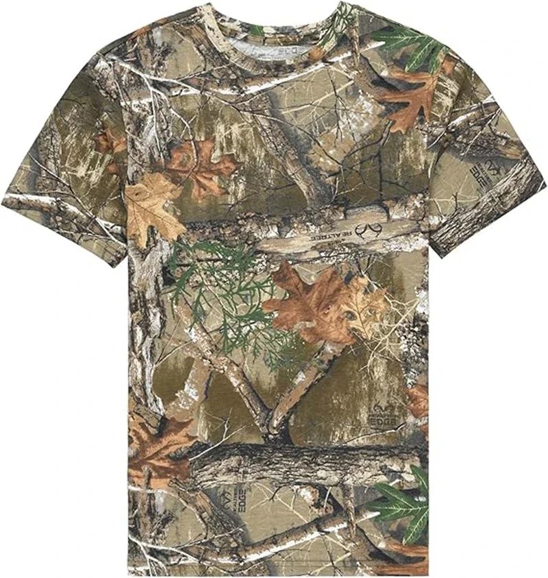Camo Jungle Graphic Sommer Herren T-Shirt 3D-Druck Camouflage Spaß O-Ausschnitt Kurzarm Oberteil Unisex Locker Lässig Y2k Kleidung Tee – Detail 6