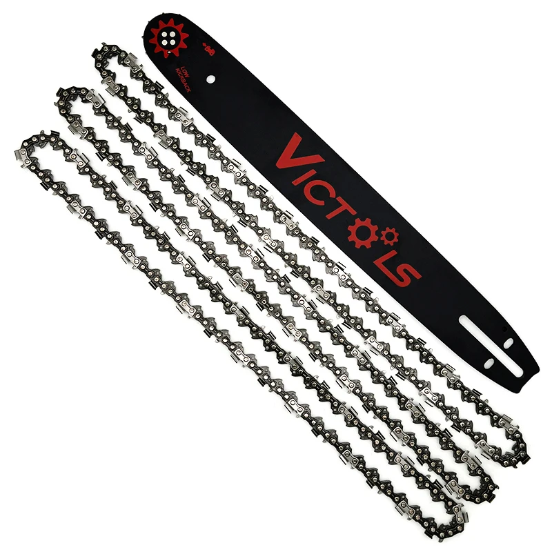 

Garden Tool Parts Accessories Guide Bar with Chainsaw Blade 16'' 0.325" 0.058" 64Links for Chinese Chain Saw