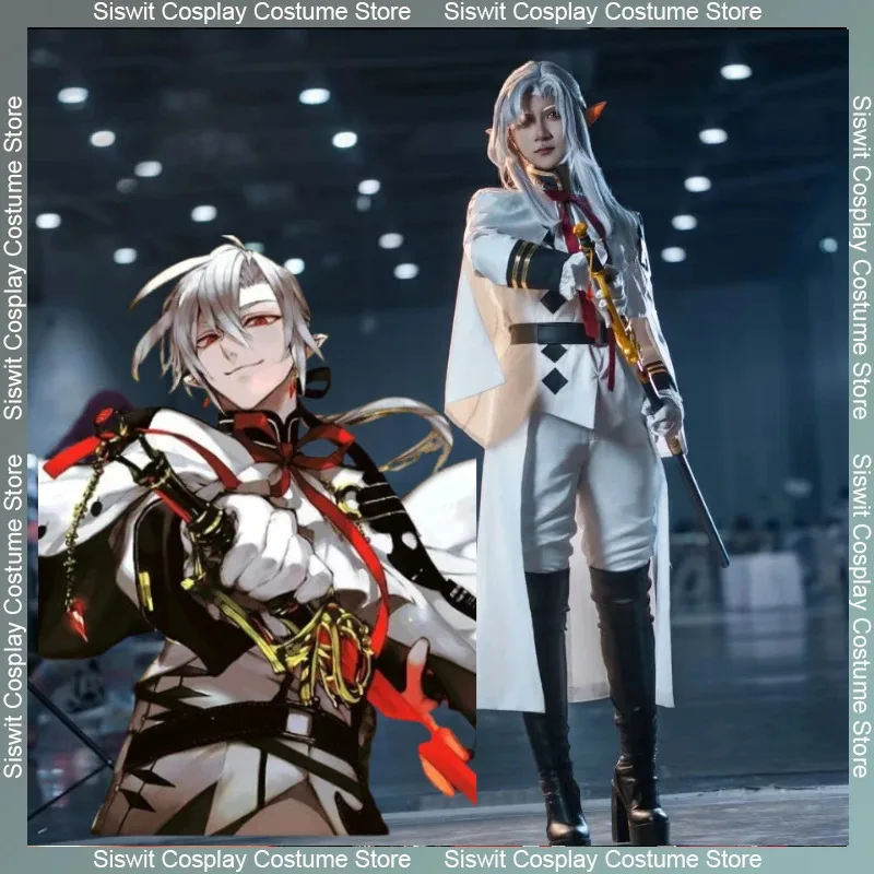

Seraph of The End Anime Ferid Bathory Cosplay Costume Accessory Wig Ears Uniform Stage Performance Outfit Halloween Carnival