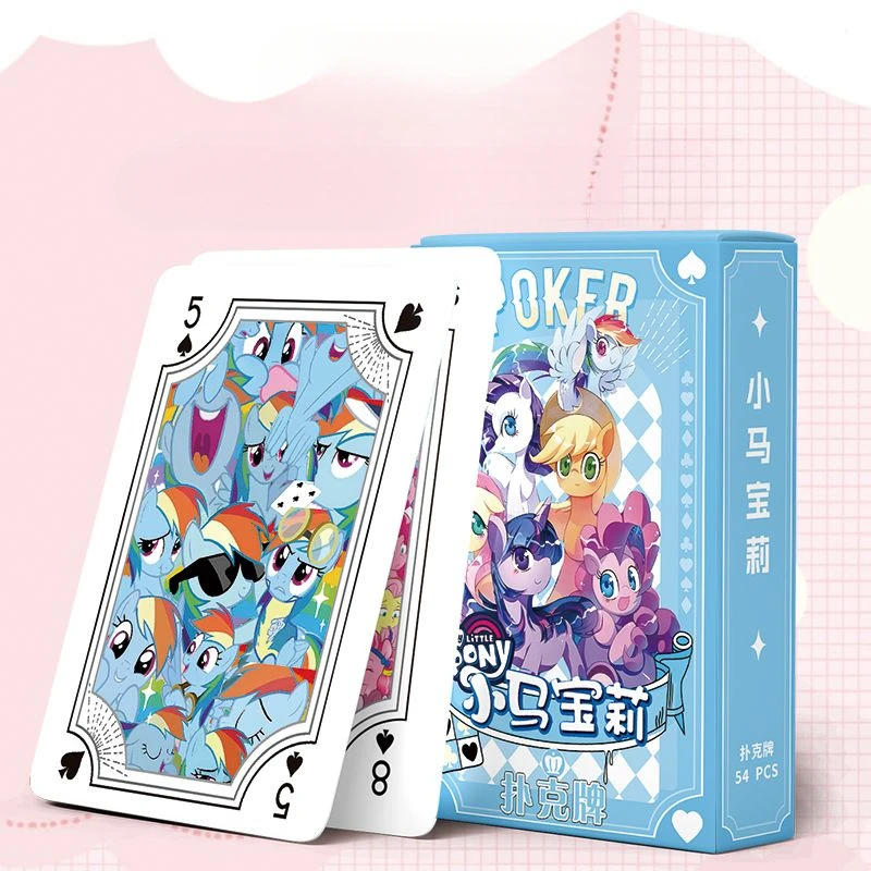 New My Little Pony Twilight Sparkle Rainbow Dash‌anime character peripheral cartoon party entertainment game playing card gift