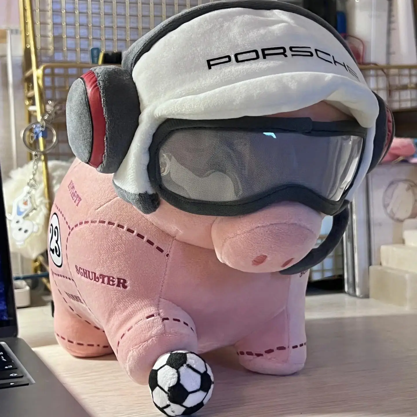 limited-edition-memorial-plush-toy-piggy-bank-car-brand-cute-doll-collectible-soft-short-plush-material-unisex-over-14-years-old