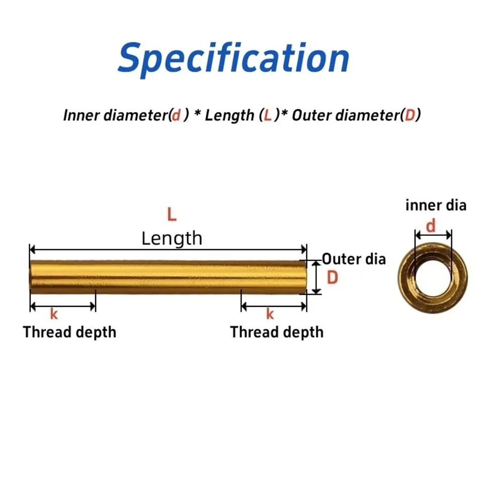 M2.5 D=4Mm Aluminum…