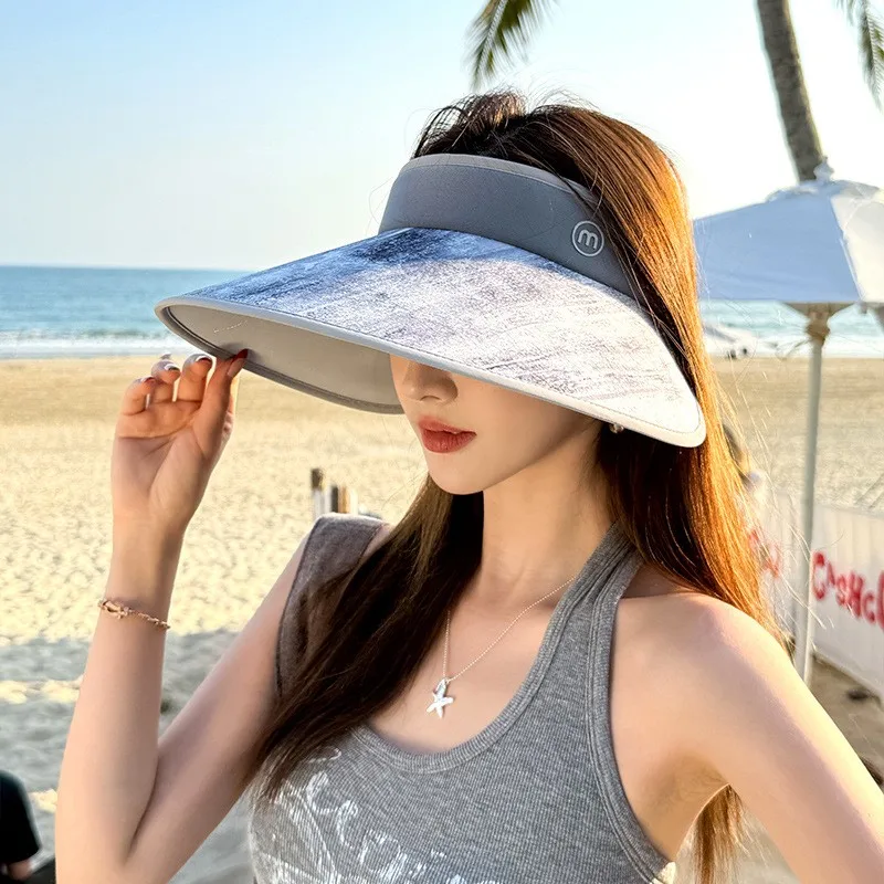 New style hat large brim quick-drying open-top face-showing small children's outdoor casual