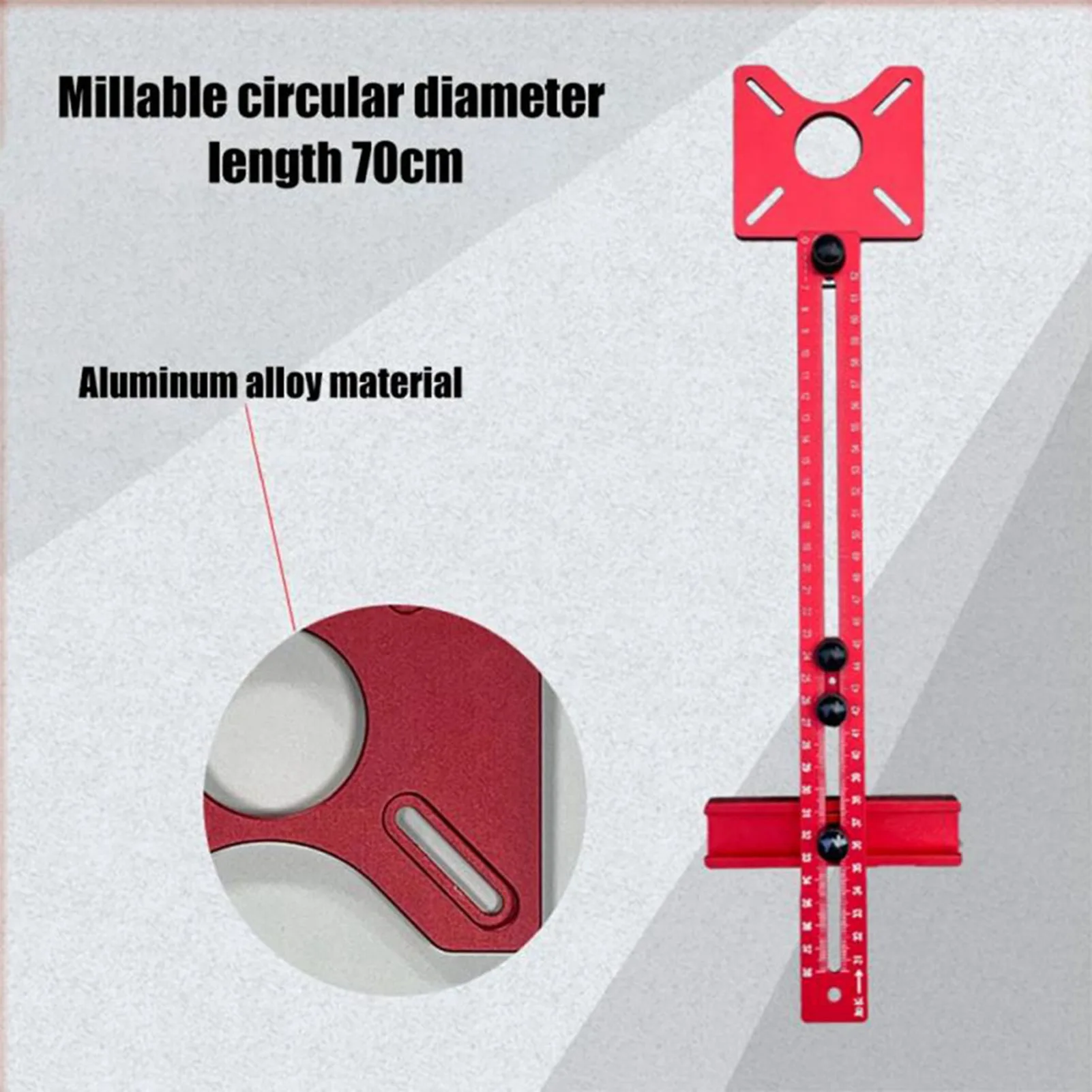 Woodworking  Cutting Jig Router Milling Bracket Aluminum Alloy Trimming Machine  Board Woodworking  Cutting Jig
