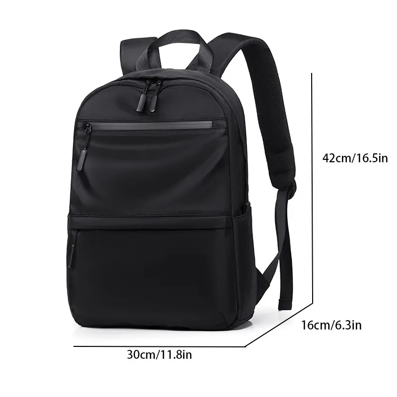 Large Capacity Student Casual Commuter Water-resistant Unisex Schoolbag Simple Personality Backpack