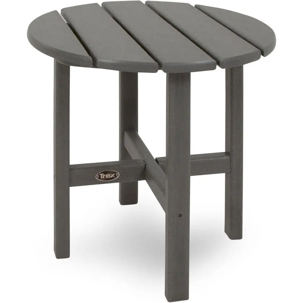 Outdoor urniture e Cod Round 18-Inch Side Table, Stepping Stone