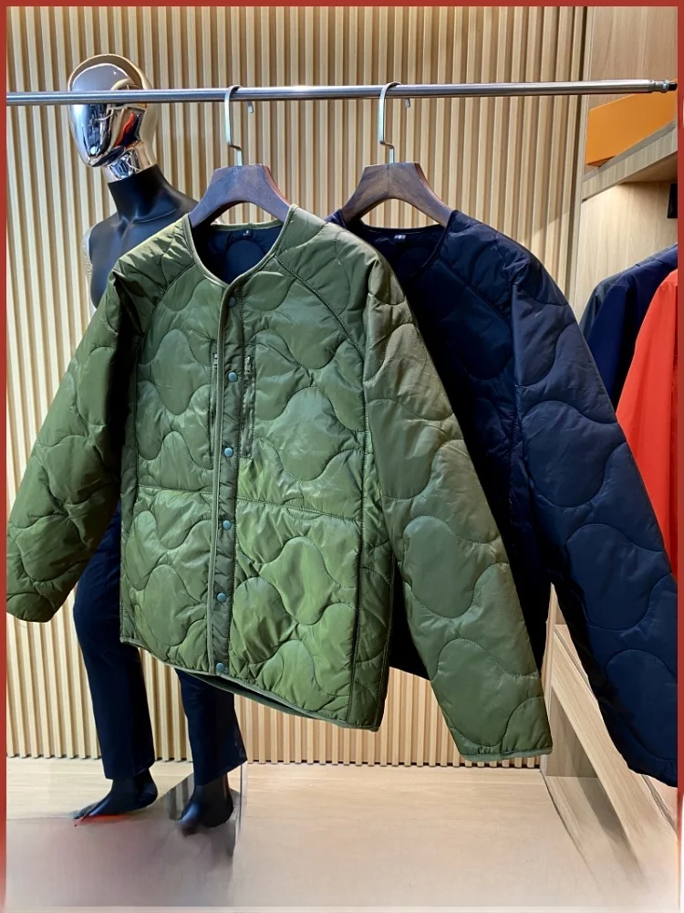 

Мужская хлопковая куртка High Street Sle, осенне-зимняя повседневная одежда с воротником, цветная универсальная модная верхняя одежда, теплая гарантирована