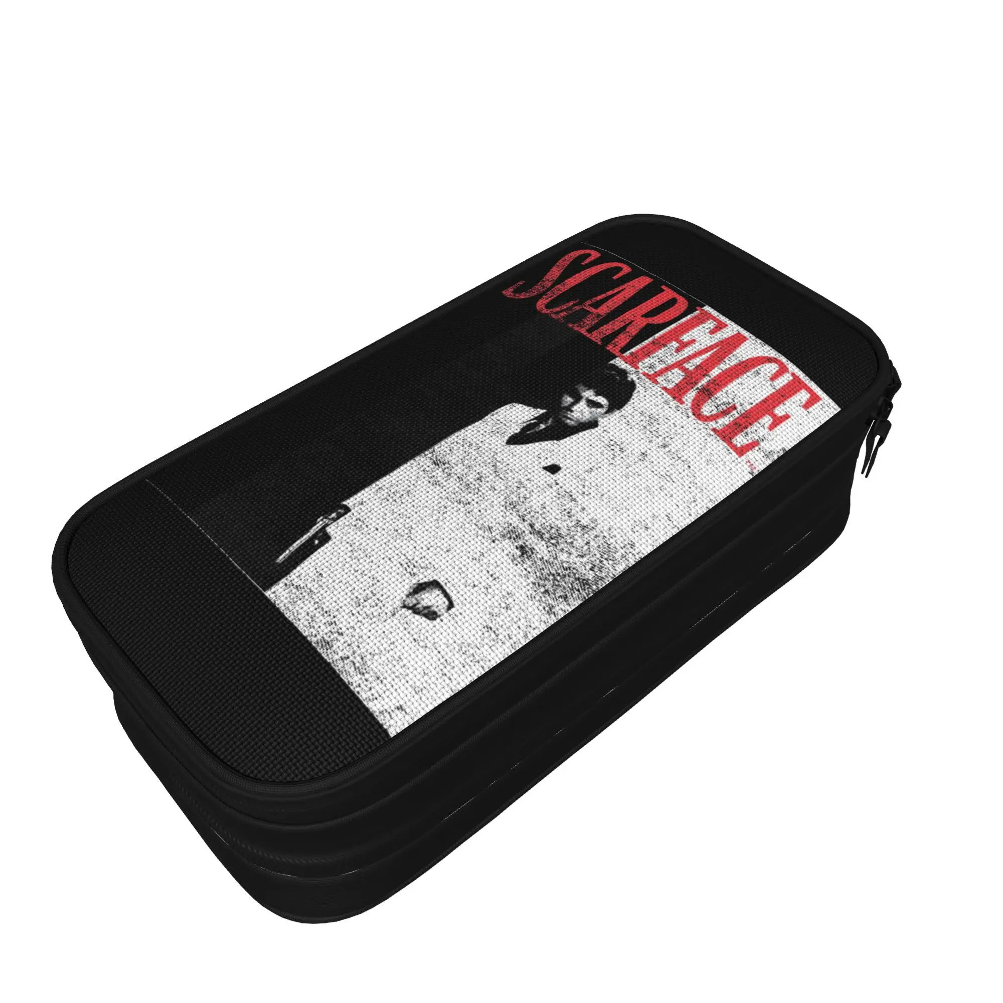 Creative Scarface Two Toned Movie Poster Pencil Case  Pencilcases Pen Holder for Girls Boys Large Bag Office Gift Stationery