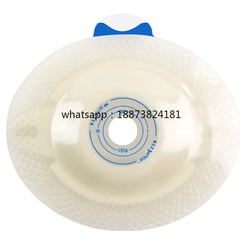 Two- Piece Colostomy Bags Wafer Hydrocolloid Stoma Care Durable Barriers Ostomy Bags Plates fast shipping