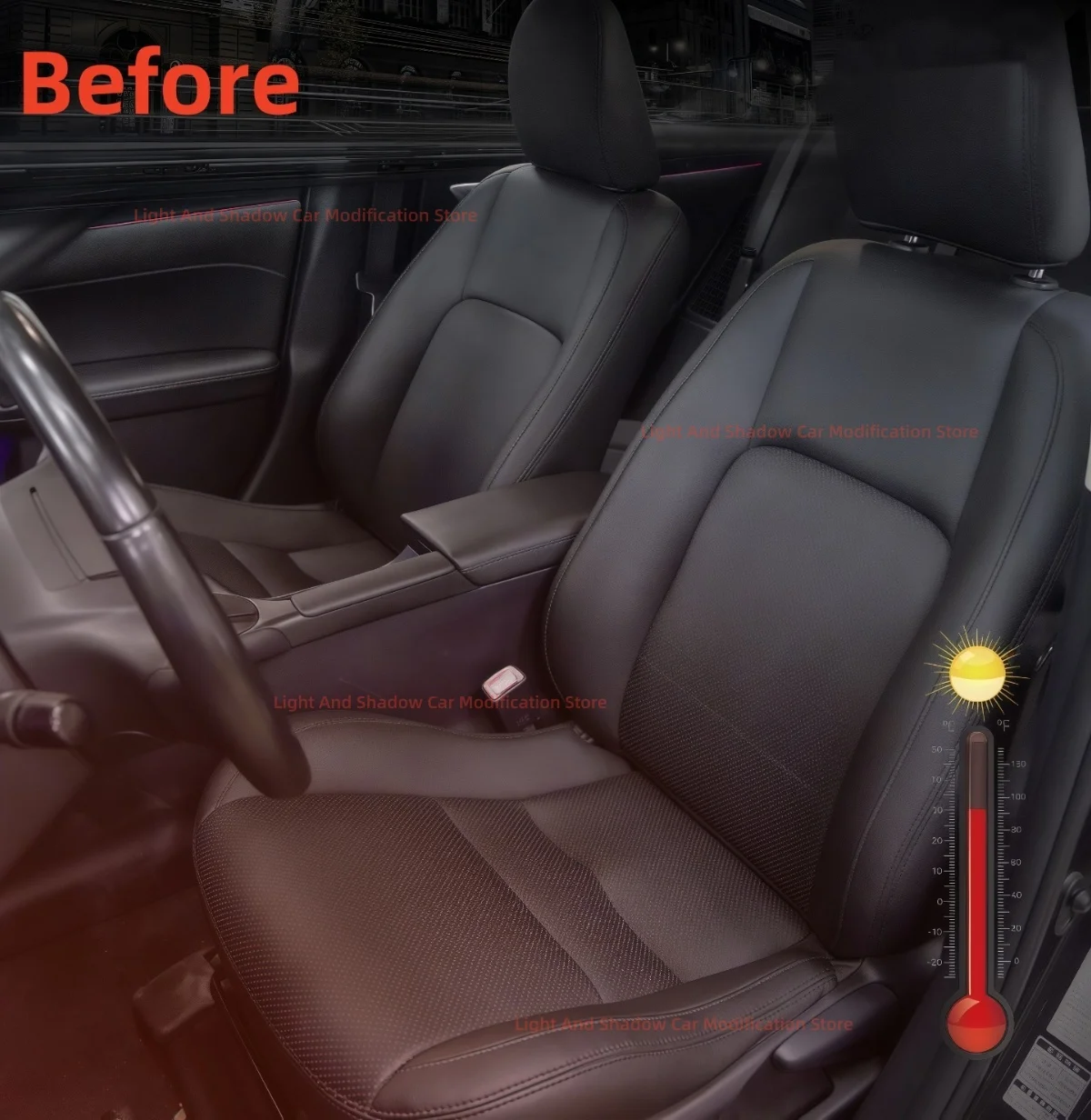 For Mercedes Benz GLS X167 Automobile modification parts Seat cooling Seat ventilation Car electrical fan Key control Auto parts