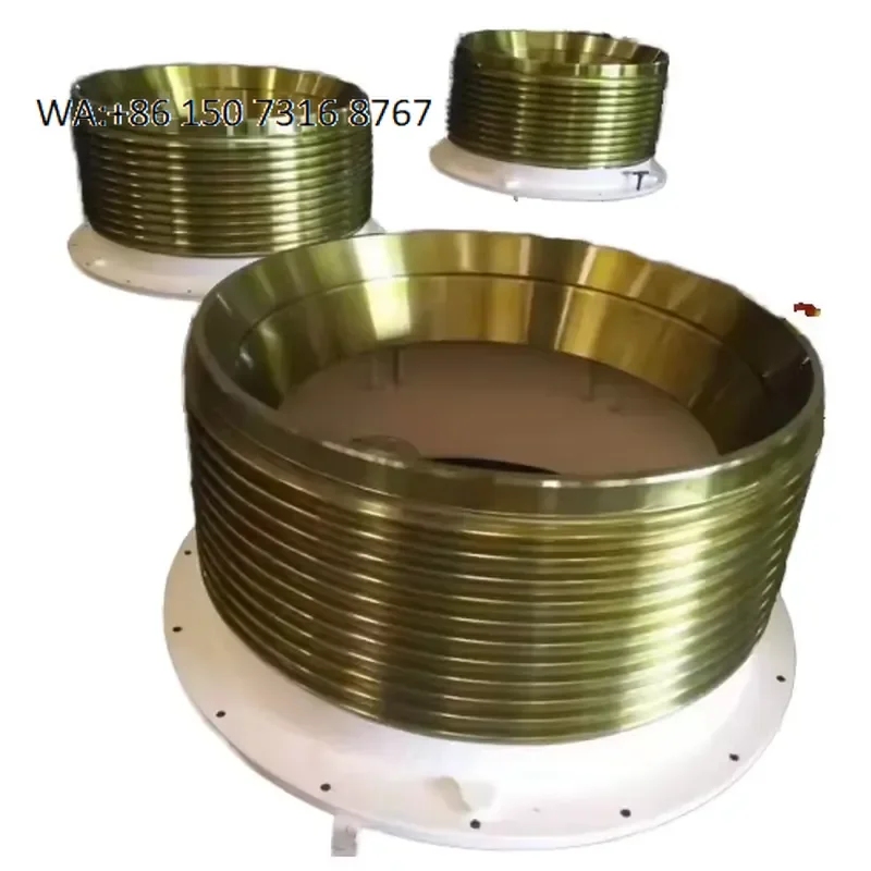 Double Roller Crusher Spare Parts with Fixed Cone High Capacity 10000t/h Heavy Duty Gearbox & PLC Components